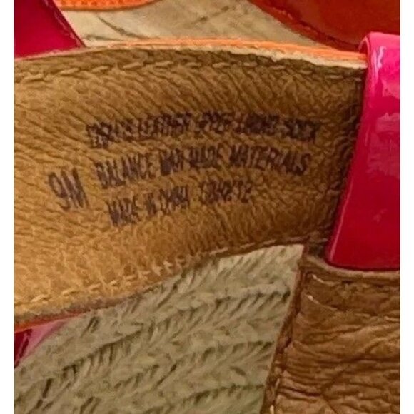 Sofft Womens Sandals Size 9M Multicolored Open Toe Ankle Strap Espadrille Wedge - Picture 7 of 7